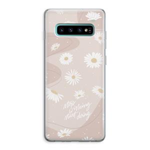 CaseCompany Daydreaming becomes reality: Samsung Galaxy S10 Plus Transparant Hoesje