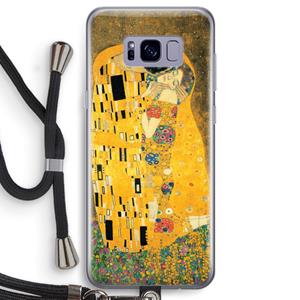 CaseCompany Der Kuss: Samsung Galaxy S8 Transparant Hoesje met koord
