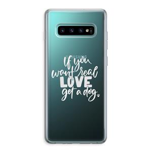 CaseCompany Partner in crime: Samsung Galaxy S10 Plus Transparant Hoesje