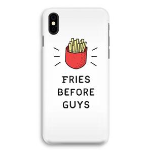 CaseCompany Fries before guys: iPhone X Volledig Geprint Hoesje