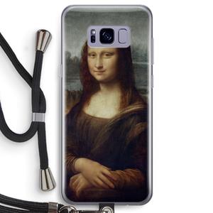 CaseCompany Mona Lisa: Samsung Galaxy S8 Transparant Hoesje met koord