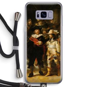 CaseCompany De Nachtwacht: Samsung Galaxy S8 Transparant Hoesje met koord