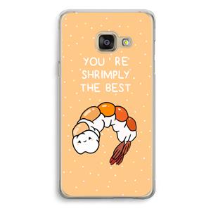 CaseCompany You're Shrimply The Best: Samsung A3 (2017) Transparant Hoesje