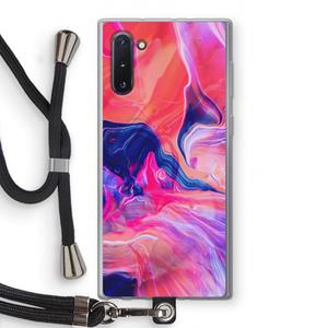 CaseCompany Earth And Ocean: Samsung Galaxy Note 10 Transparant Hoesje met koord