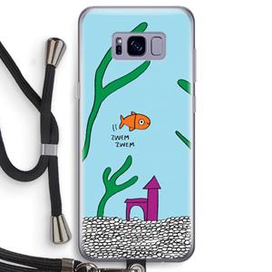 CaseCompany Aquarium: Samsung Galaxy S8 Transparant Hoesje met koord