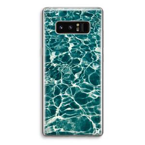 CaseCompany Weerkaatsing water: Samsung Galaxy Note 8 Transparant Hoesje