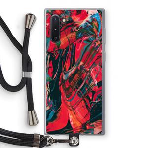 CaseCompany Endless Descent: Samsung Galaxy Note 10 Transparant Hoesje met koord
