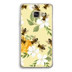 CaseCompany No flowers without bees: Samsung A3 (2017) Transparant Hoesje