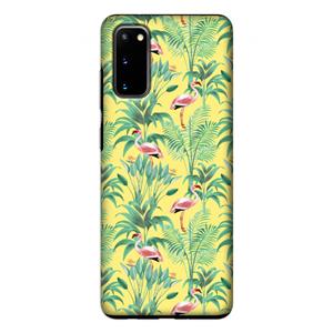 CaseCompany Flamingo party: Samsung Galaxy S20 Tough Case