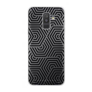 CaseCompany Magic pattern: Samsung Galaxy A6 Plus (2018) Transparant Hoesje