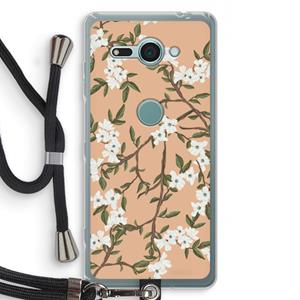 CaseCompany Blossoming spring: Sony Xperia XZ2 Compact Transparant Hoesje met koord