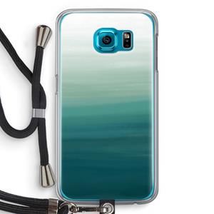 CaseCompany Ocean: Samsung Galaxy S6 Transparant Hoesje met koord