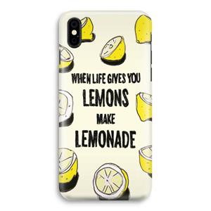 CaseCompany Lemonade: iPhone X Volledig Geprint Hoesje