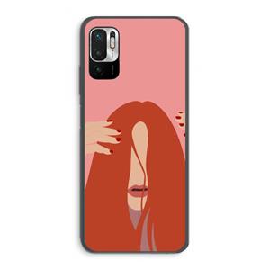 CaseCompany Woke up like this: Xiaomi Redmi Note 10 5G Transparant Hoesje