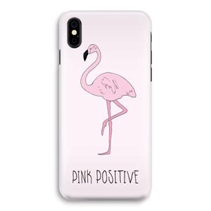 CaseCompany Pink positive: iPhone X Volledig Geprint Hoesje