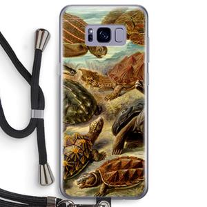 CaseCompany Haeckel Chelonia: Samsung Galaxy S8 Transparant Hoesje met koord