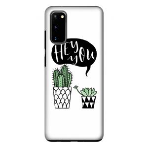 CaseCompany Hey you cactus: Samsung Galaxy S20 Tough Case