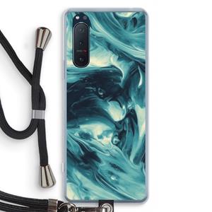 CaseCompany Dreaming About Whales: Sony Xperia 5 II Transparant Hoesje met koord