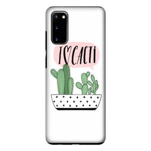 CaseCompany I love cacti: Samsung Galaxy S20 Tough Case