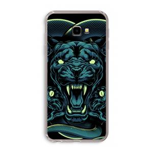 CaseCompany Cougar and Vipers: Samsung Galaxy J4 Plus Transparant Hoesje
