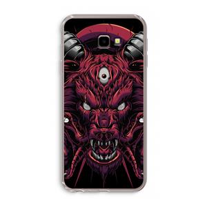 CaseCompany Hell Hound and Serpents: Samsung Galaxy J4 Plus Transparant Hoesje