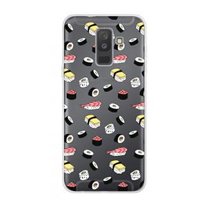 CaseCompany Sushi time: Samsung Galaxy A6 Plus (2018) Transparant Hoesje