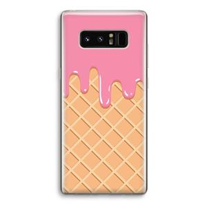 CaseCompany Ice cream: Samsung Galaxy Note 8 Transparant Hoesje