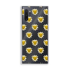 CaseCompany Leeuwenkoppen: Samsung Galaxy Note 10 Plus Transparant Hoesje