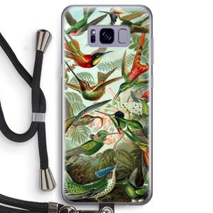 CaseCompany Haeckel Trochilidae: Samsung Galaxy S8 Transparant Hoesje met koord