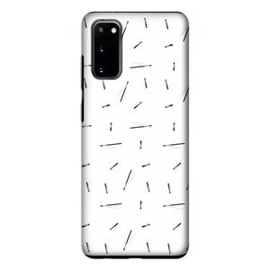 CaseCompany Hipster stripes: Samsung Galaxy S20 Tough Case