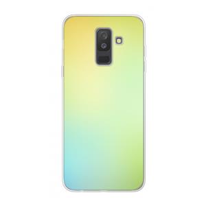 CaseCompany Minty mist pastel: Samsung Galaxy A6 Plus (2018) Transparant Hoesje