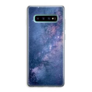 CaseCompany Nebula: Samsung Galaxy S10 Plus Transparant Hoesje