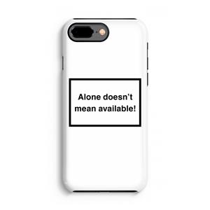 CaseCompany Alone: iPhone 7 Plus Tough Case