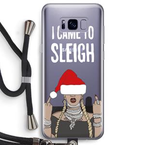 CaseCompany Came To Sleigh: Samsung Galaxy S8 Transparant Hoesje met koord