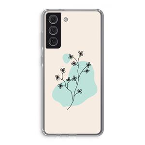 CaseCompany Love your petals: Samsung Galaxy S21 FE Transparant Hoesje
