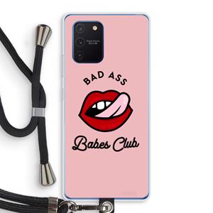CaseCompany Badass Babes Club: Samsung Galaxy Note 10 Lite Transparant Hoesje met koord