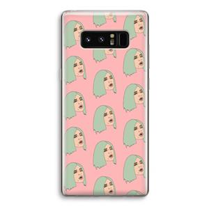 CaseCompany King Kylie: Samsung Galaxy Note 8 Transparant Hoesje