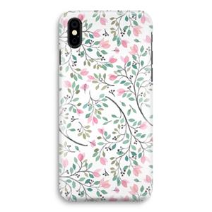 CaseCompany Sierlijke bloemen: iPhone Xs Volledig Geprint Hoesje