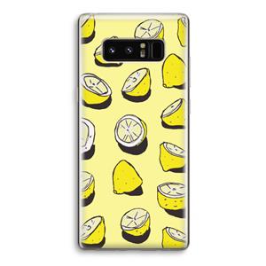 CaseCompany When Life Gives You Lemons...: Samsung Galaxy Note 8 Transparant Hoesje