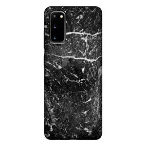 CaseCompany Zwart marmer: Samsung Galaxy S20 Tough Case