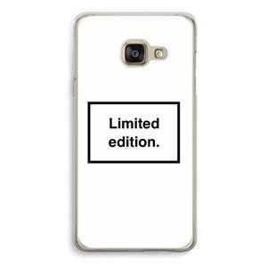 CaseCompany Limited edition: Samsung A3 (2017) Transparant Hoesje