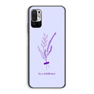 CaseCompany Be a wildflower: Xiaomi Redmi Note 10 5G Transparant Hoesje