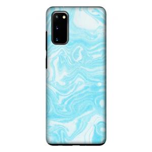 CaseCompany Waterverf blauw: Samsung Galaxy S20 Tough Case