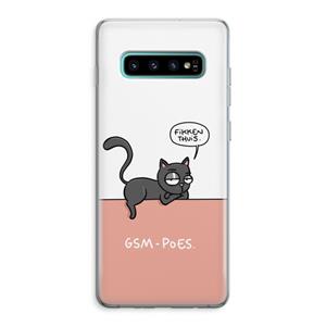 CaseCompany GSM poes: Samsung Galaxy S10 Plus Transparant Hoesje