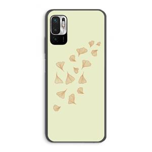 CaseCompany Falling Leaves: Xiaomi Redmi Note 10 5G Transparant Hoesje