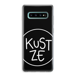 CaseCompany KUST ZE: Samsung Galaxy S10 Plus Transparant Hoesje