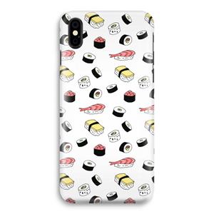 CaseCompany Sushi time: iPhone X Volledig Geprint Hoesje