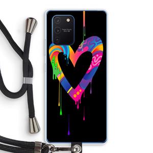 CaseCompany Melts My Heart: Samsung Galaxy Note 10 Lite Transparant Hoesje met koord