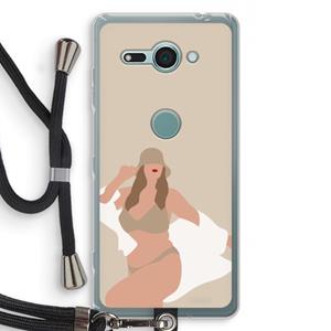 CaseCompany One of a kind: Sony Xperia XZ2 Compact Transparant Hoesje met koord
