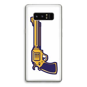 CaseCompany Pew Pew Pew: Samsung Galaxy Note 8 Transparant Hoesje